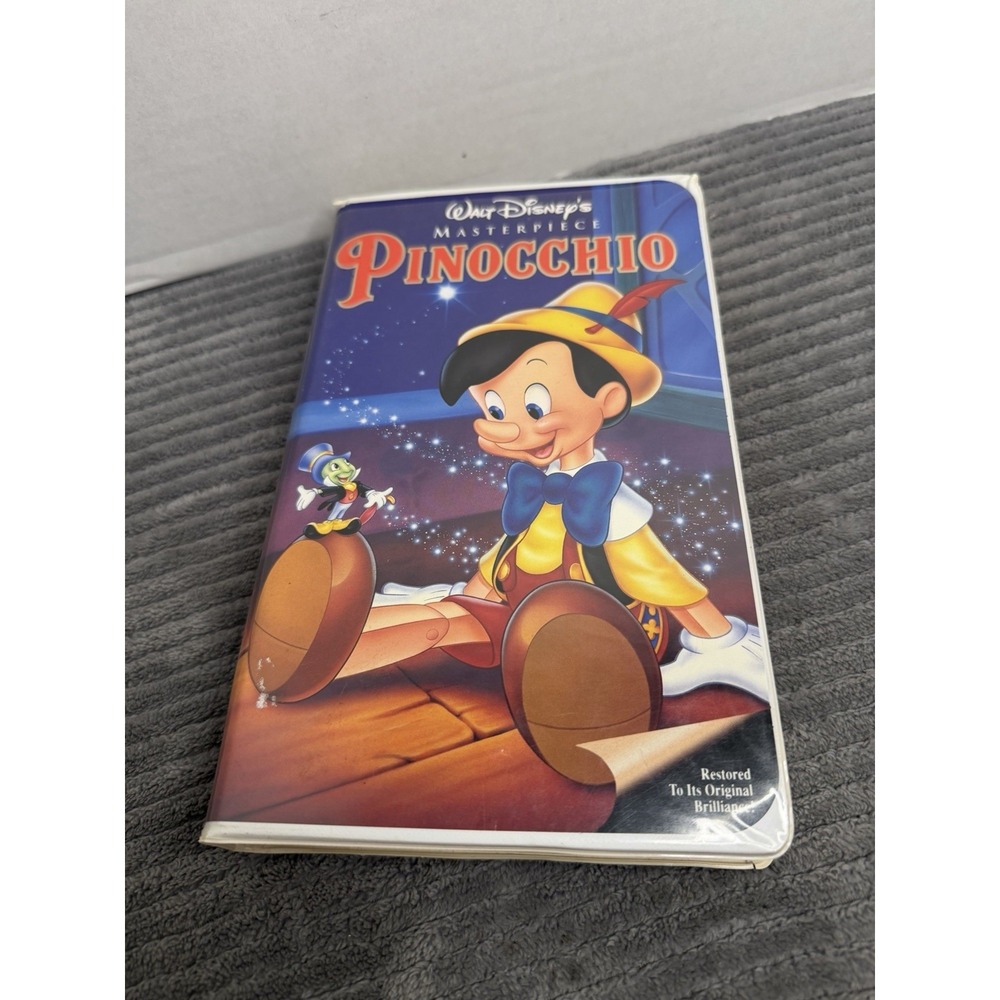 Walt Disney's Masterpiece Pinocchio (VHS, 1993, Special Edition) Rated G
